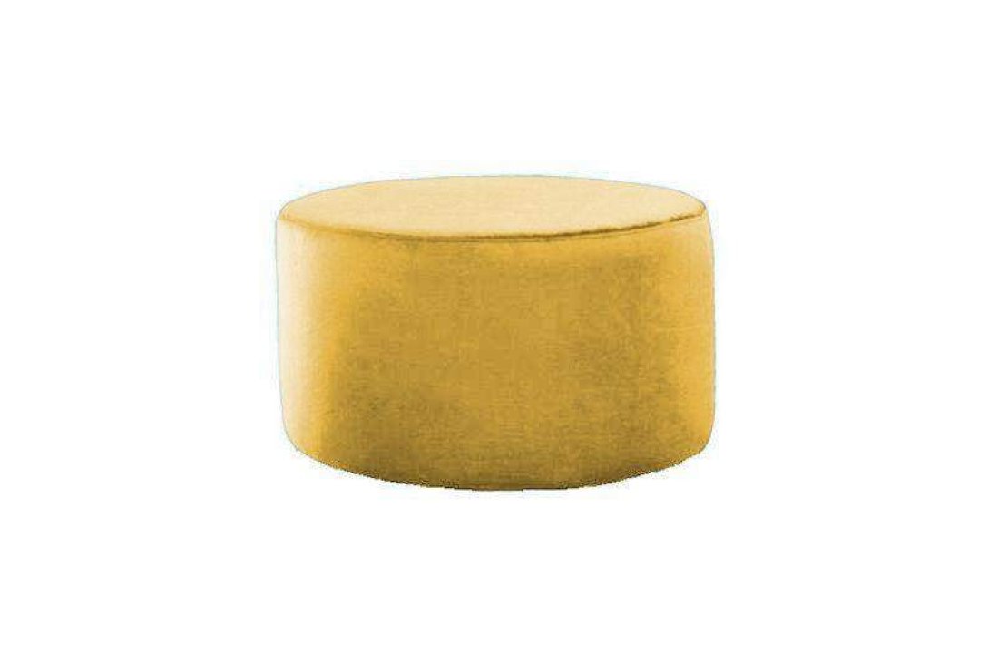 Poef Lexmond 40x40cm Geel – A-meubel