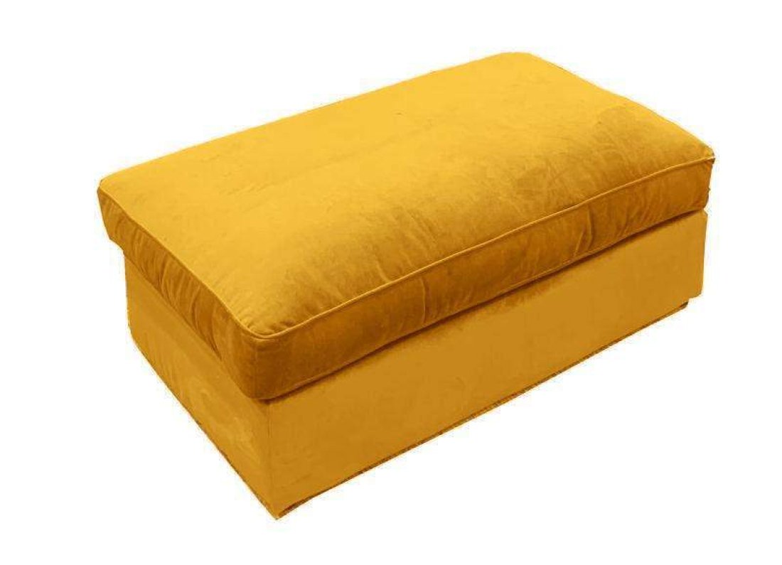 Oudenbosch Hocker B96 x D96 x H42cm Geel – A-meubel