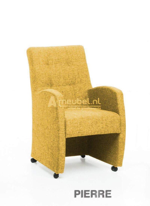 Stoel Pierre – wit eetkamerstoel – A-meubel