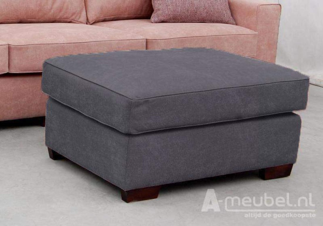 Venlo Hocker Groot Grijs – A-meubel
