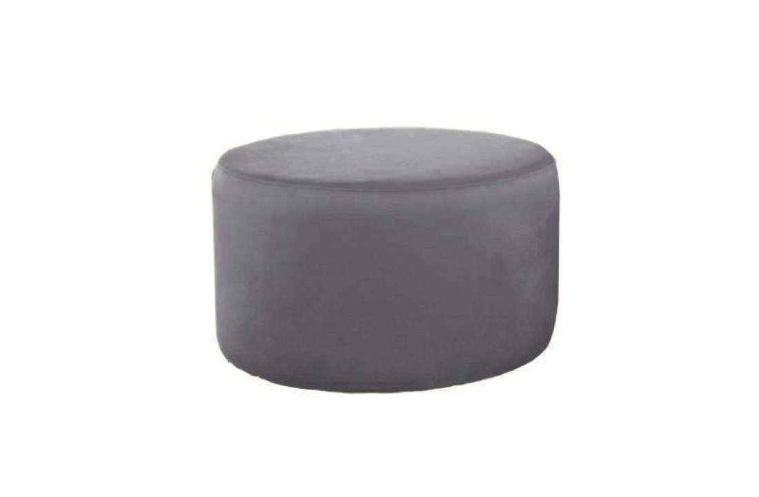 Poef Lexmond 47x47cm Grijs – A-meubel