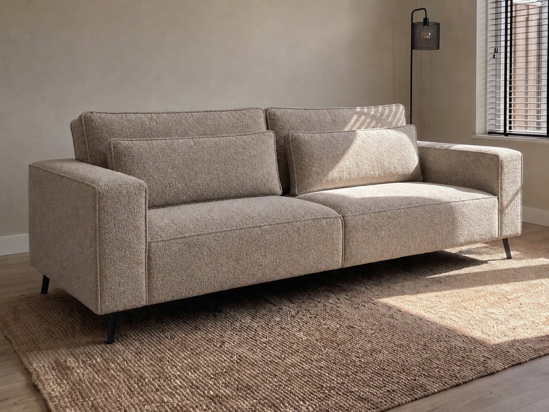 Groede 2.5 Zits in taupe – kleurimpressie – A-meubel