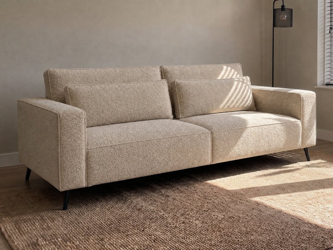 Groede 2 Zits in beige – kleurimpressie – A-meubel