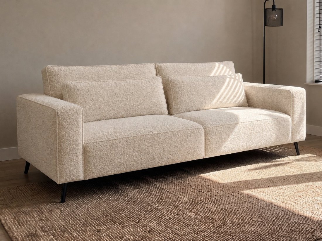 Groede 2 Zits in creme – kleurimpressie – A-meubel