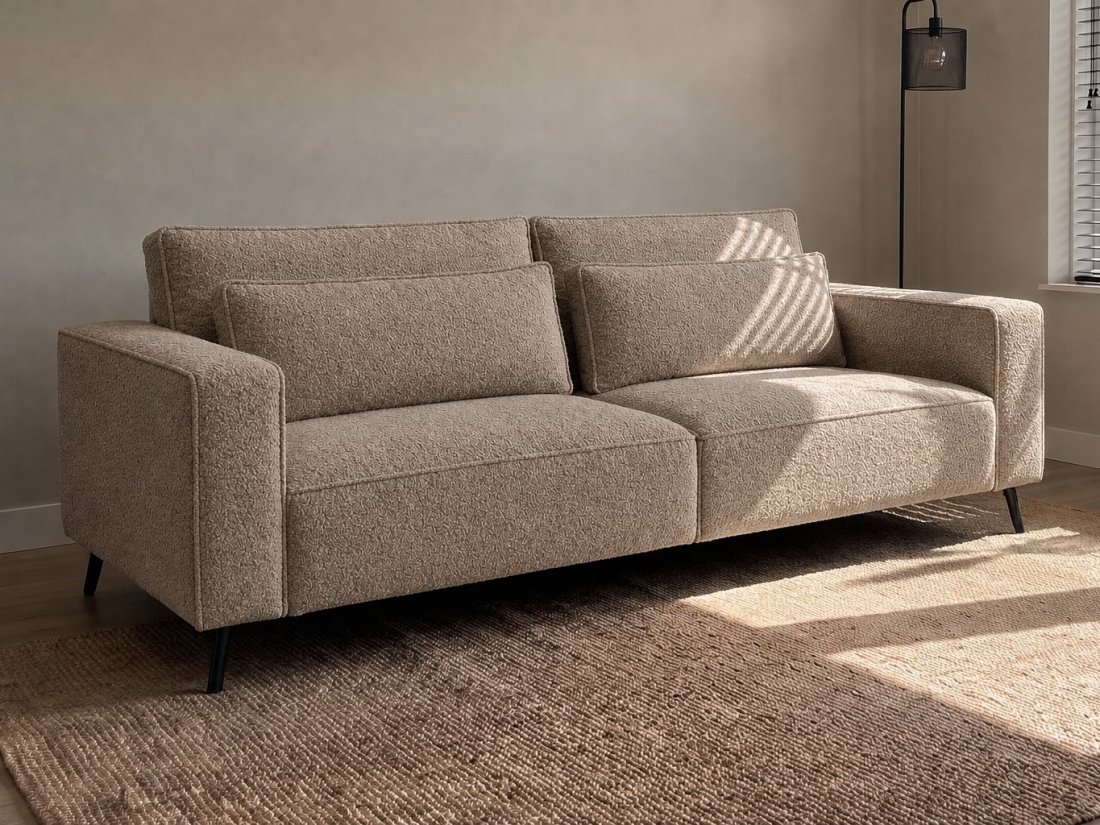 Groede 2 Zits in taupe – kleurimpressie – A-meubel