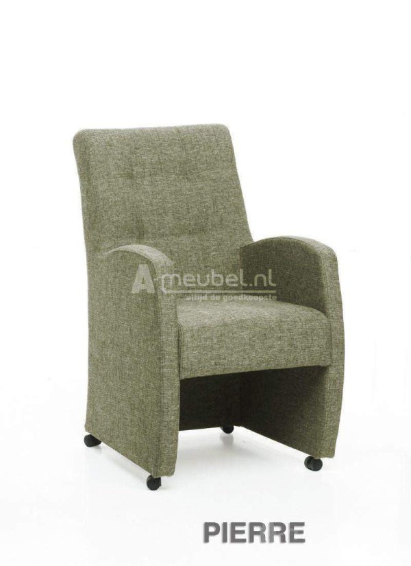 Stoel Pierre – wit eetkamerstoel – A-meubel