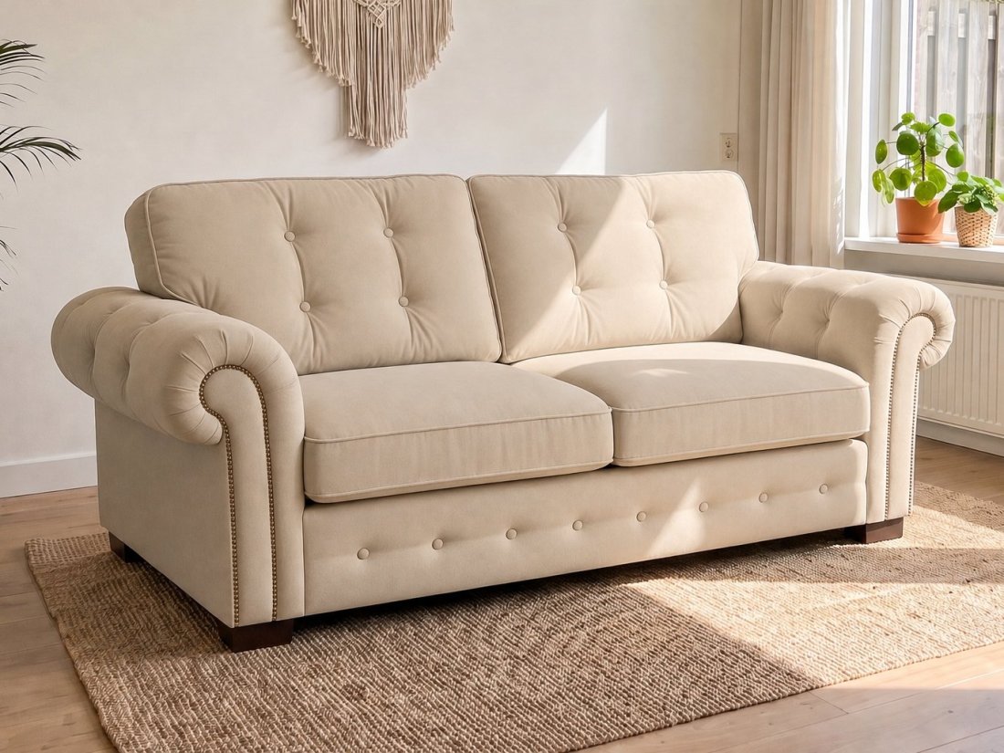 Groenveld 2 Zits in beige – kleurimpressie – A-meubel