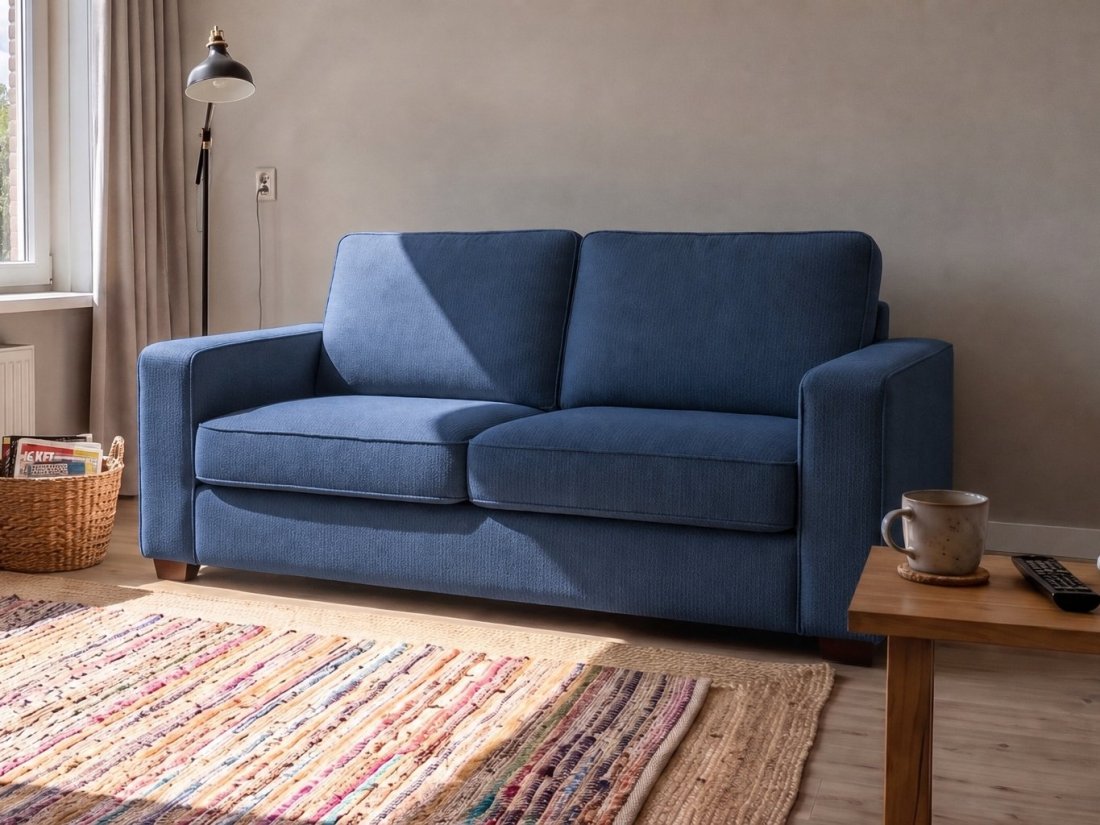Groningen 2 Zits in blauw – kleurimpressie – A-meubel