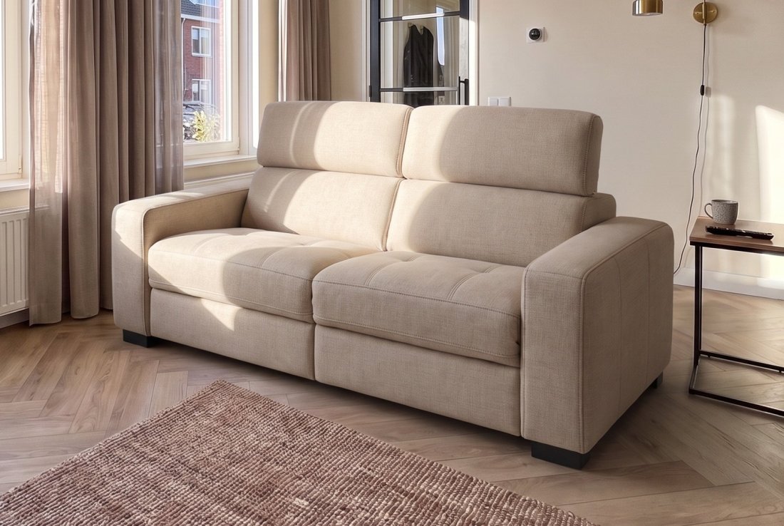 2-5 zits bank Harderwijk 2.5 Zits (Zonder Relax) in beige – foto 2 – A-meubel