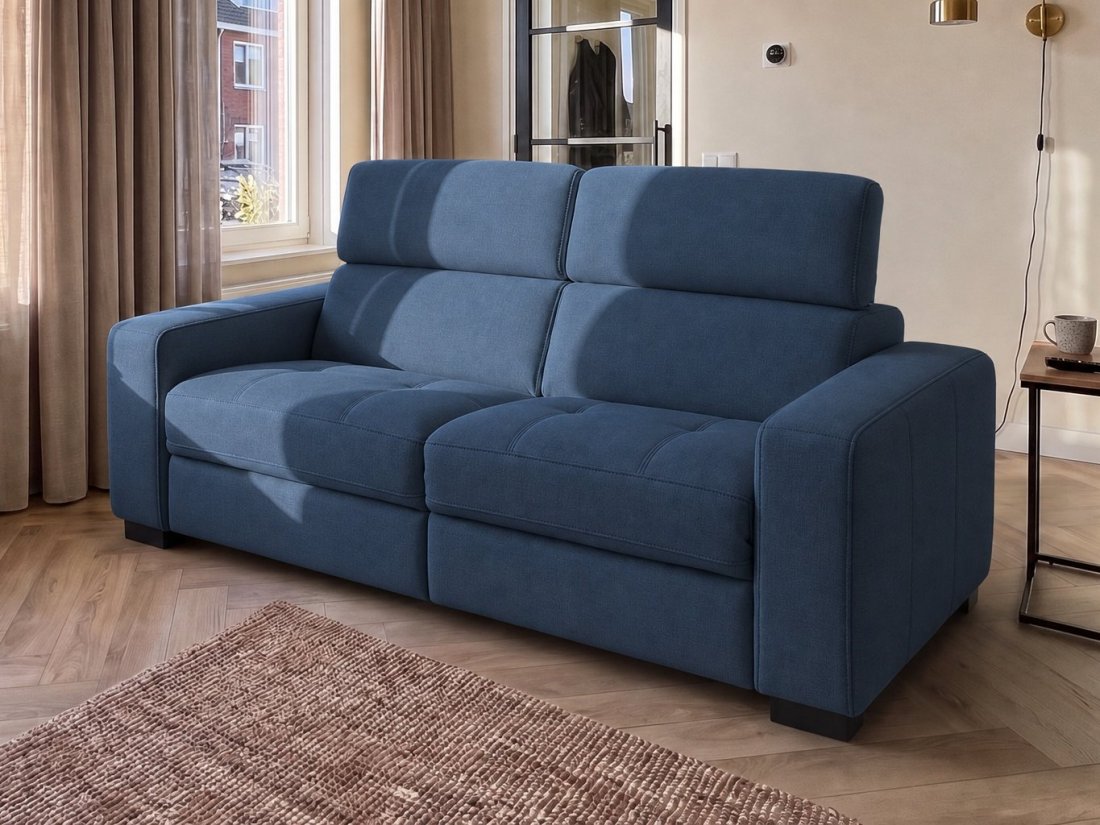 Harderwijk 2.5 Zits (Zonder Relax) in blauw – kleurimpressie – A-meubel