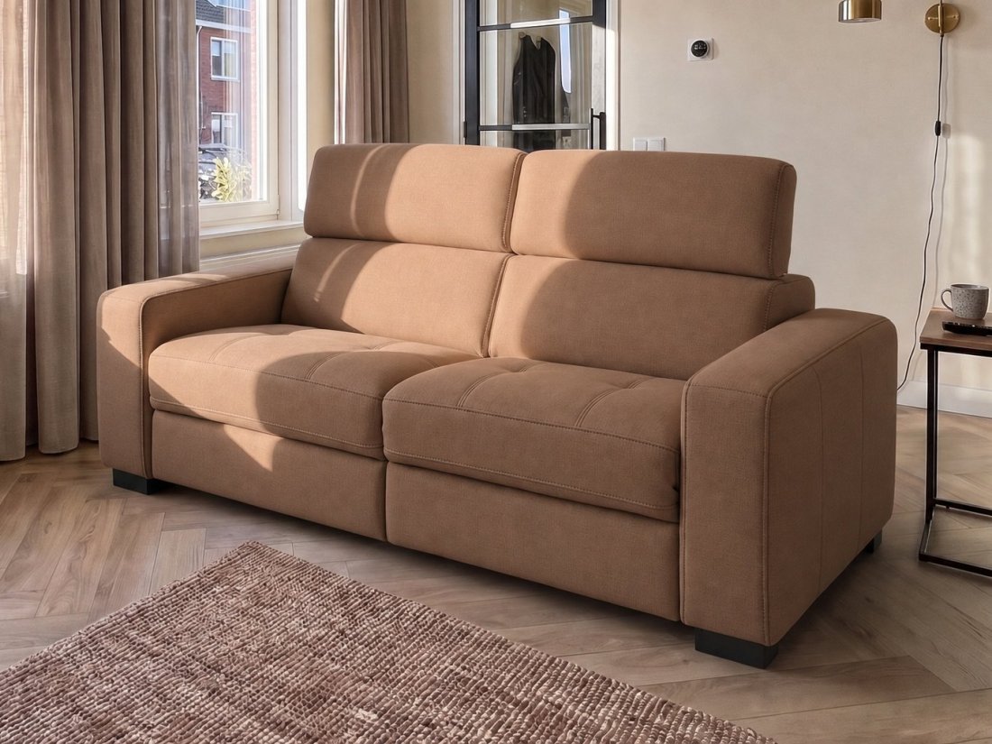 Harderwijk 2.5 Zits (Zonder Relax) in bruin – kleurimpressie – A-meubel