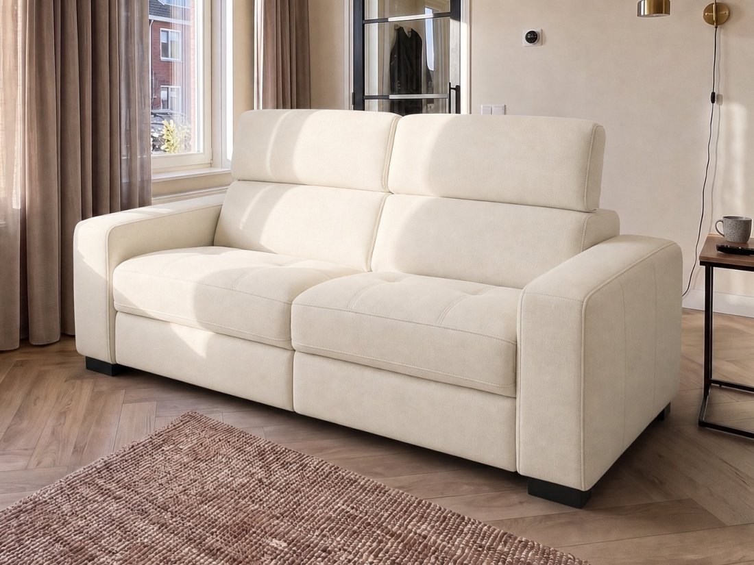 Harderwijk 2.5 Zits (Zonder Relax) in creme – kleurimpressie – A-meubel