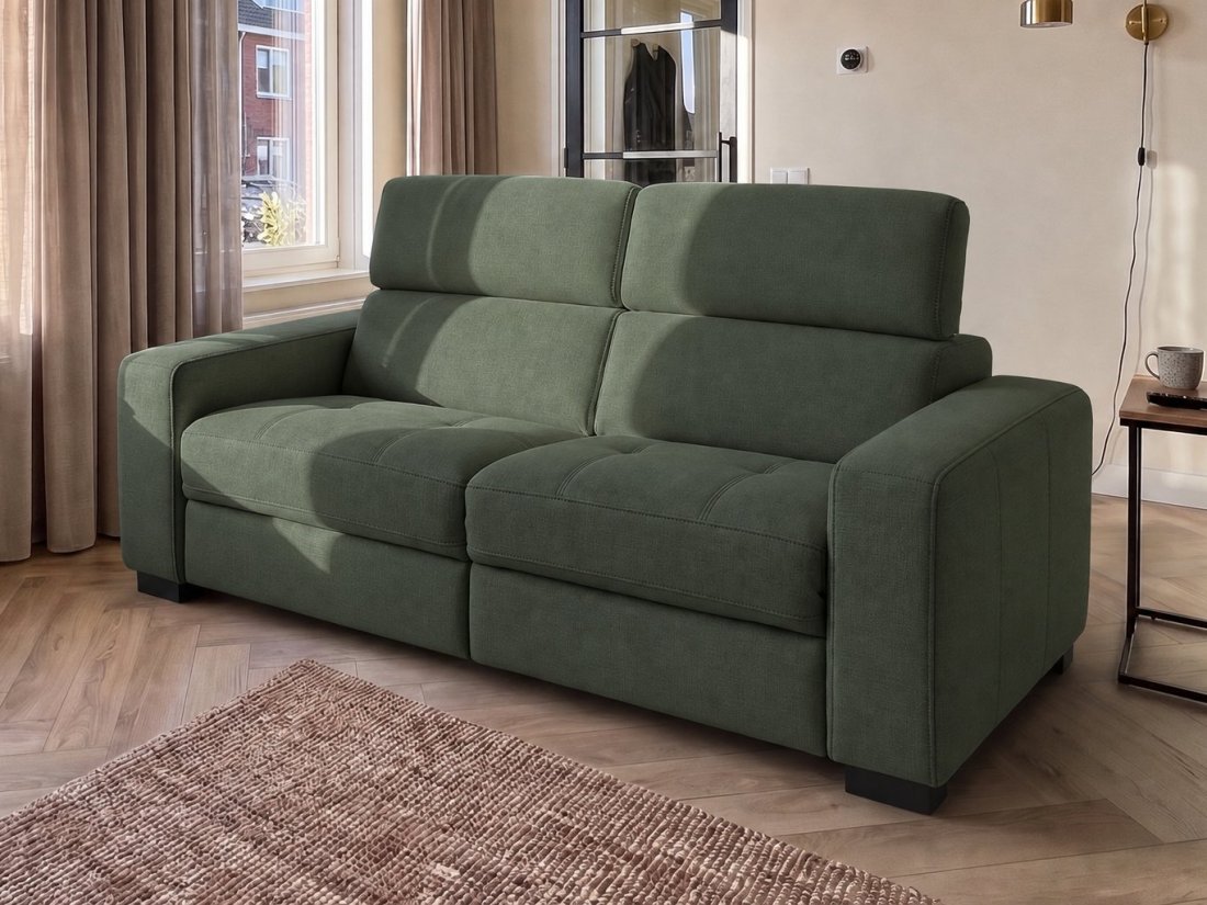 Harderwijk 2.5 Zits (Zonder Relax) in groen – kleurimpressie – A-meubel