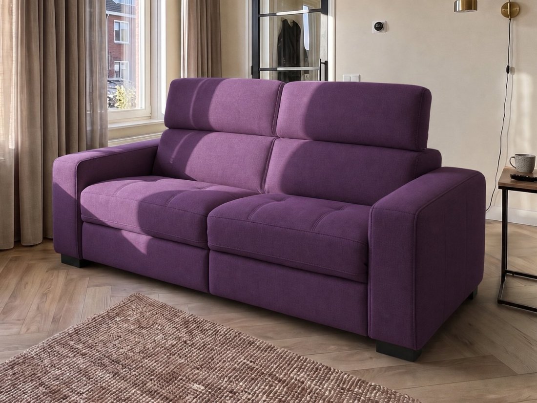 Harderwijk 2.5 Zits (Zonder Relax) in paars – kleurimpressie – A-meubel