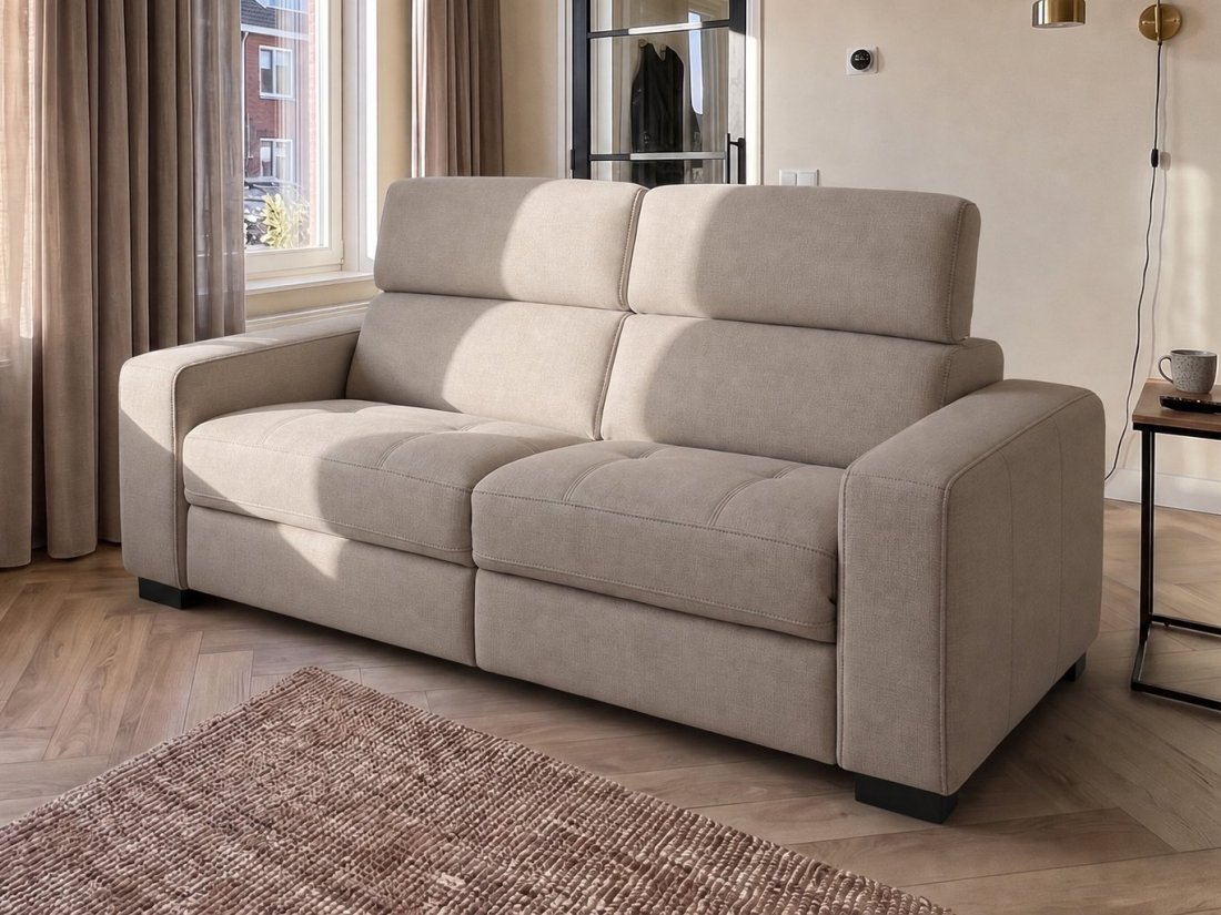 Harderwijk 2.5 Zits (Zonder Relax) in taupe – kleurimpressie – A-meubel