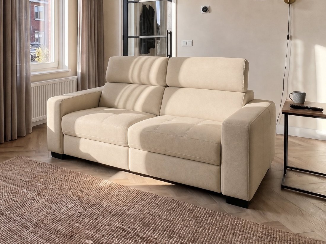 Harderwijk 2 Zits (Zonder Relax) in beige – kleurimpressie – A-meubel