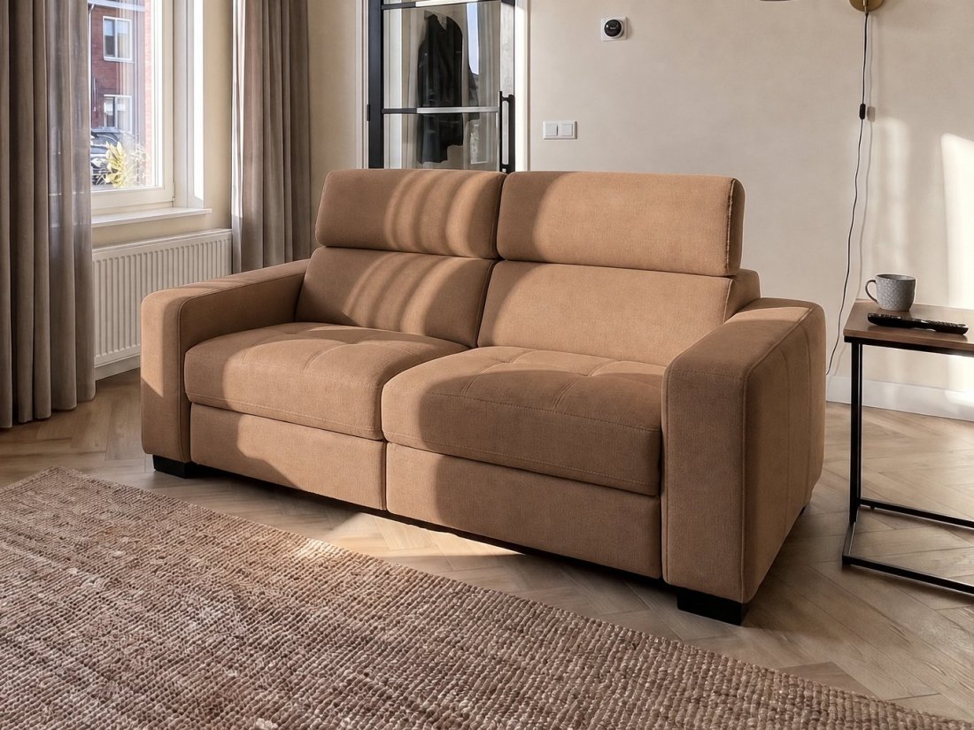 Harderwijk 2 Zits (Zonder Relax) in bruin – kleurimpressie – A-meubel