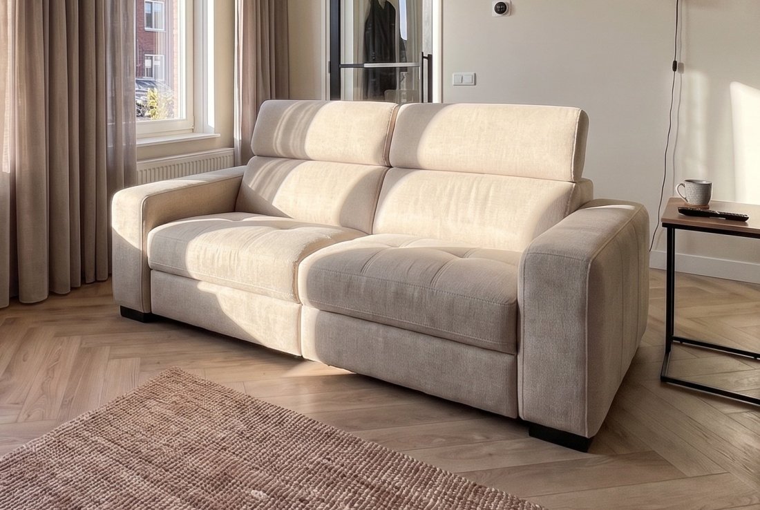 3 zits bank Harderwijk 3 Zits (Zonder Relax) in beige – foto 2 – A-meubel