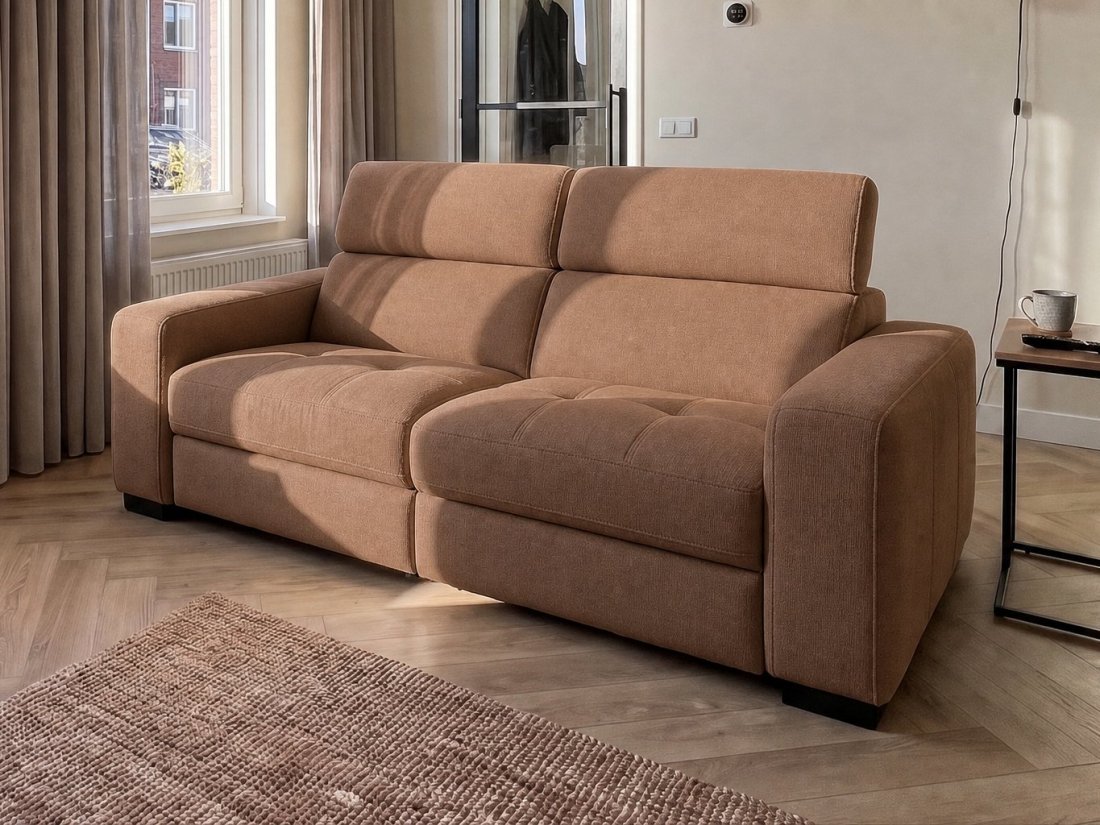 Harderwijk 3 Zits (Zonder Relax) in bruin – kleurimpressie – A-meubel