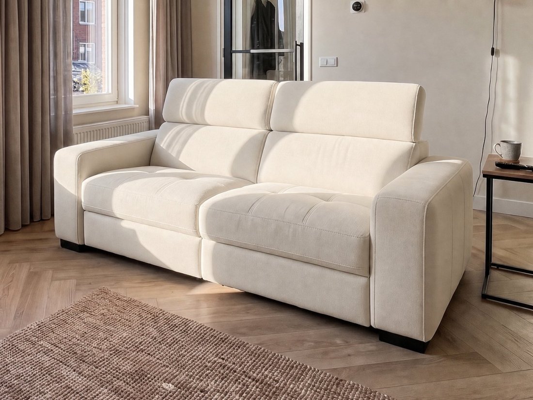 Harderwijk 3 Zits (Zonder Relax) in creme – kleurimpressie – A-meubel