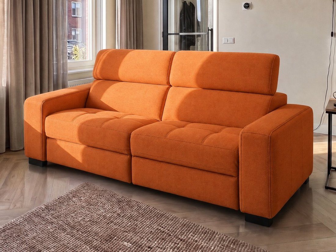 Harderwijk Bankstel in oranje – kleurimpressie – A-meubel