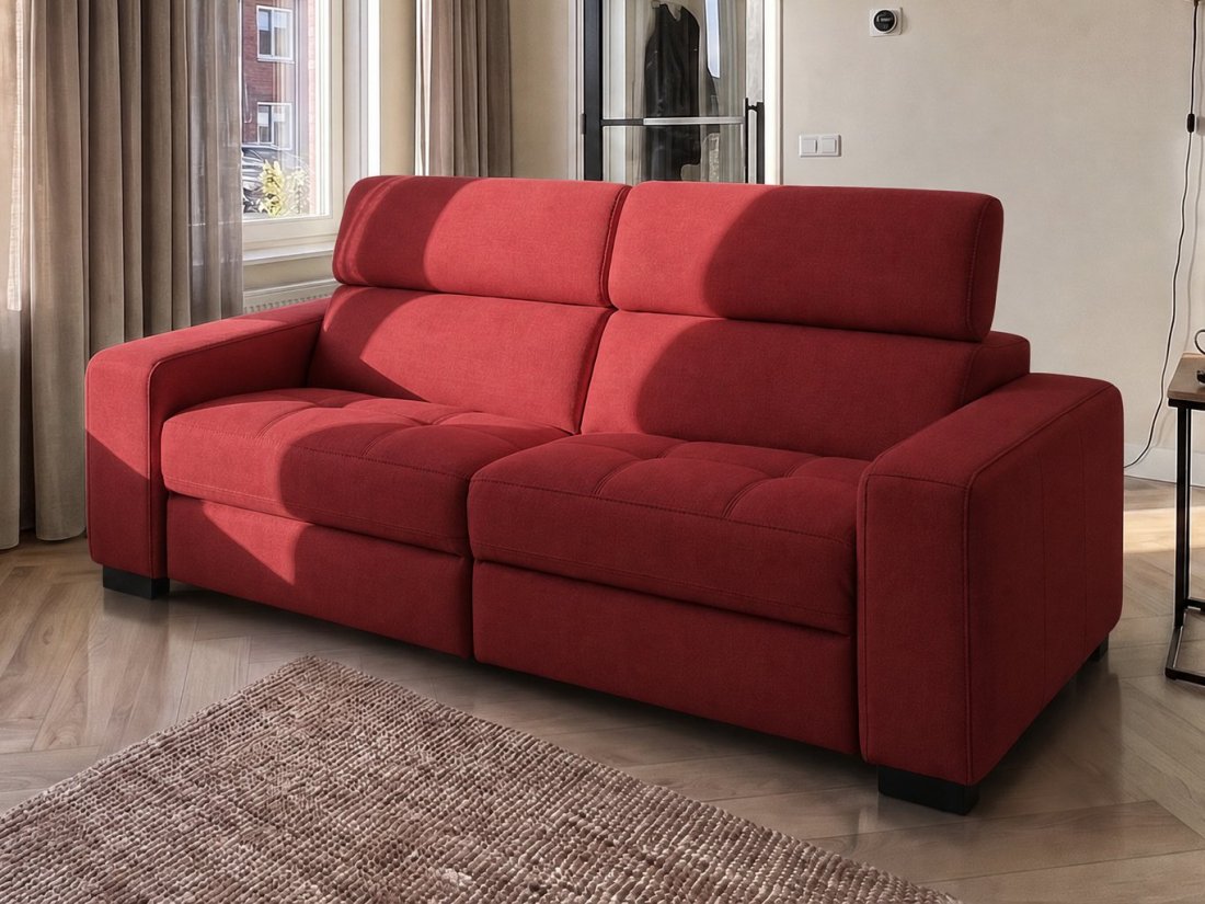 Harderwijk Bankstel in rood – kleurimpressie – A-meubel