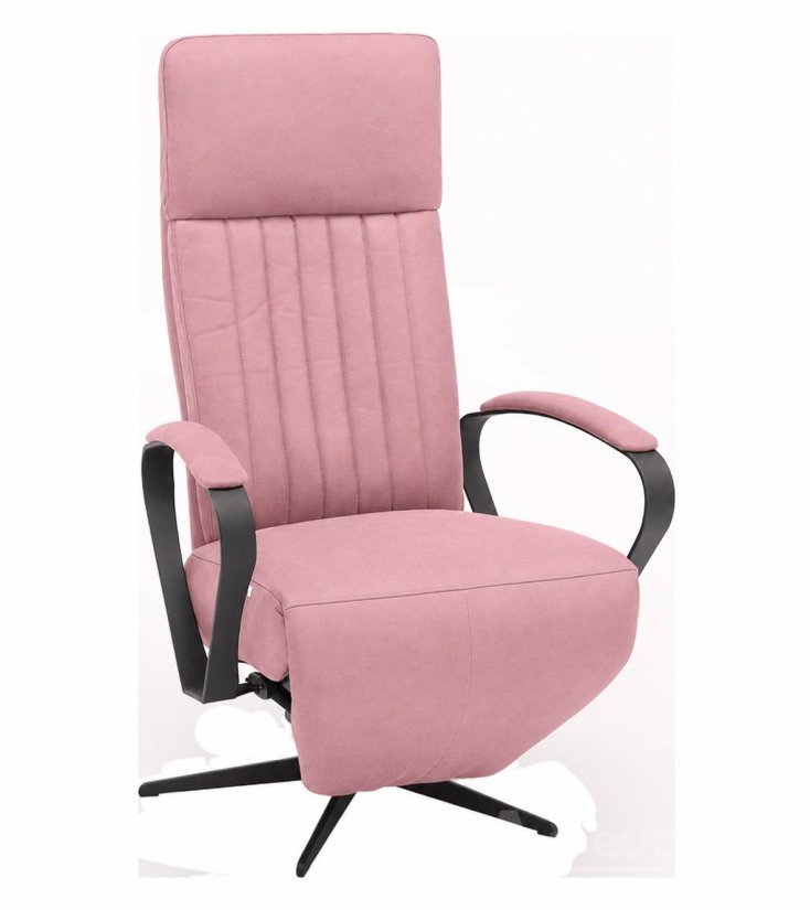 Heukelum Relaxfauteuil in roze – kleurimpressie – A-meubel