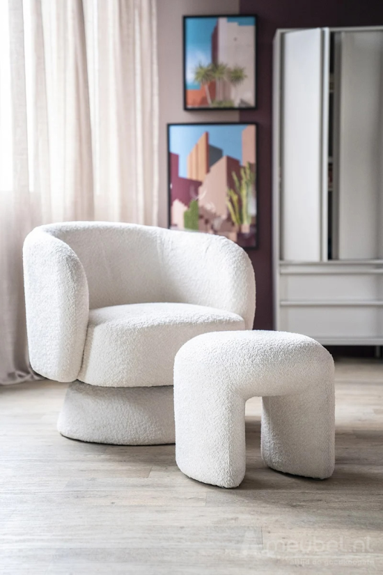 Hocker Sahi - Beige- 230302 46cm – foto 4 – A-meubel