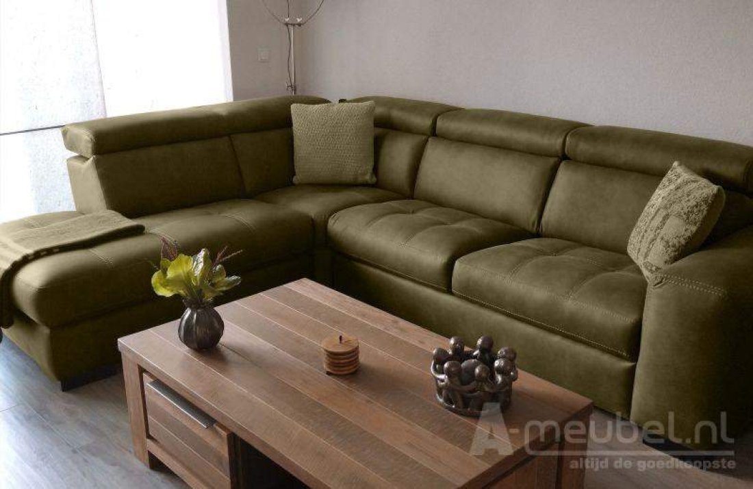 Harderwijk Ottomaan Groen – A-meubel