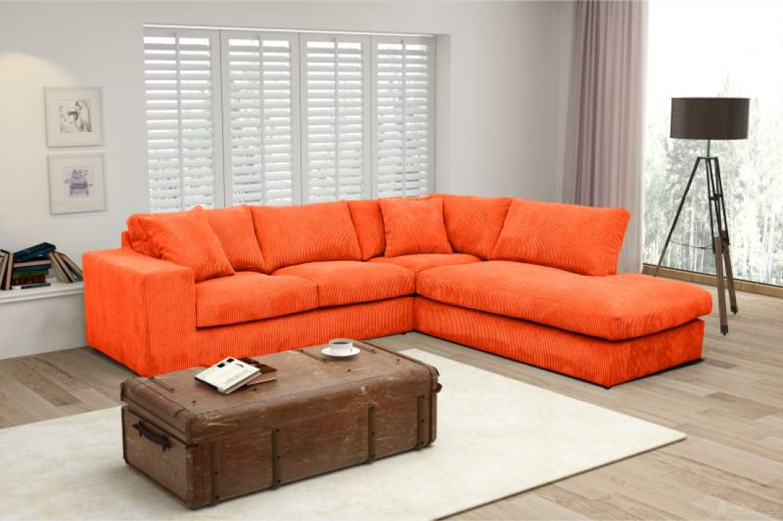 Lelystad Loungebank Oranje – A-meubel