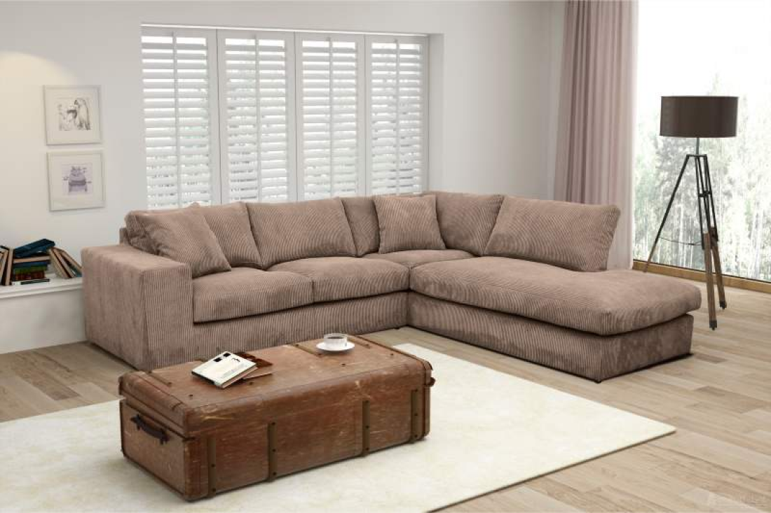 Lelystad Loungebank Taupe – A-meubel