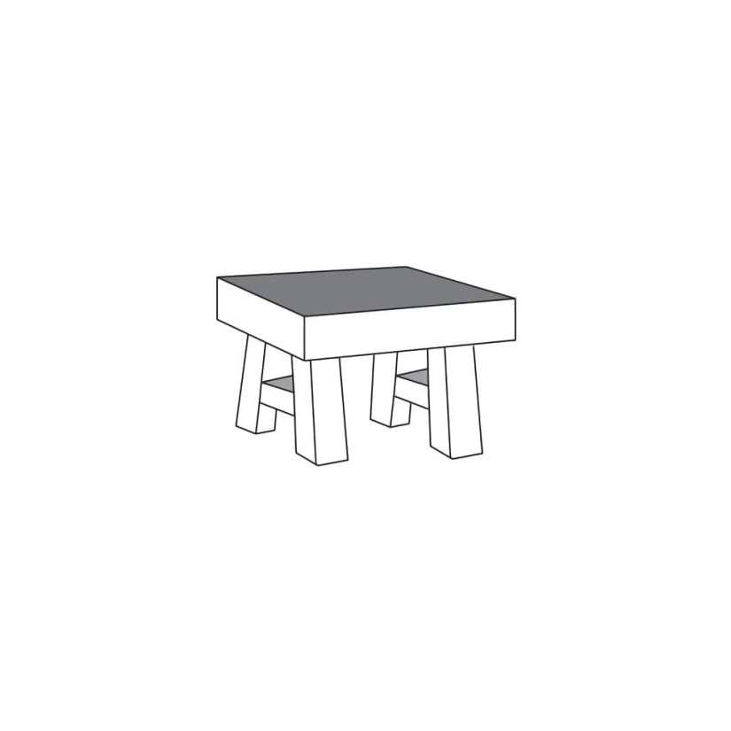Maurik Hoektafel HT1-KM 68cm – A-meubel