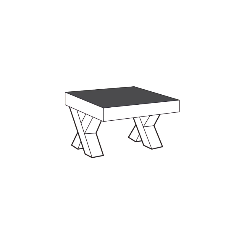 Pieterburen Hoektafel HT1-X 68cm – A-meubel