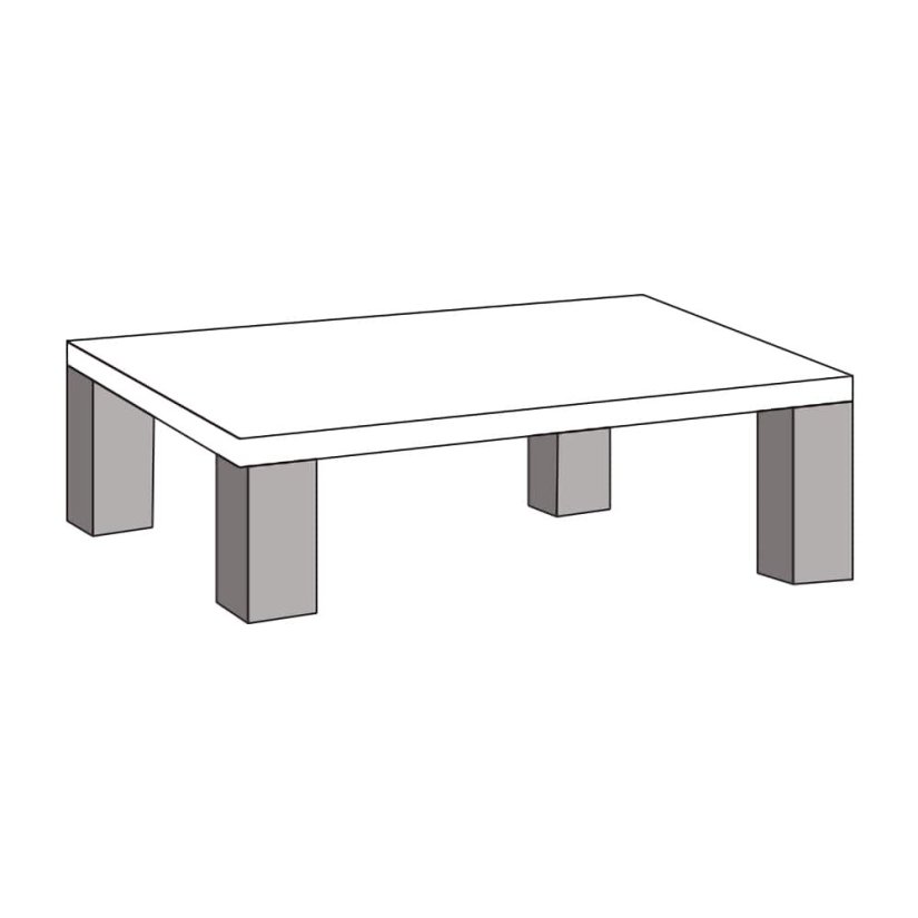 Lageland Hoektafel HT2-L 100cm – foto 2 – A-meubel