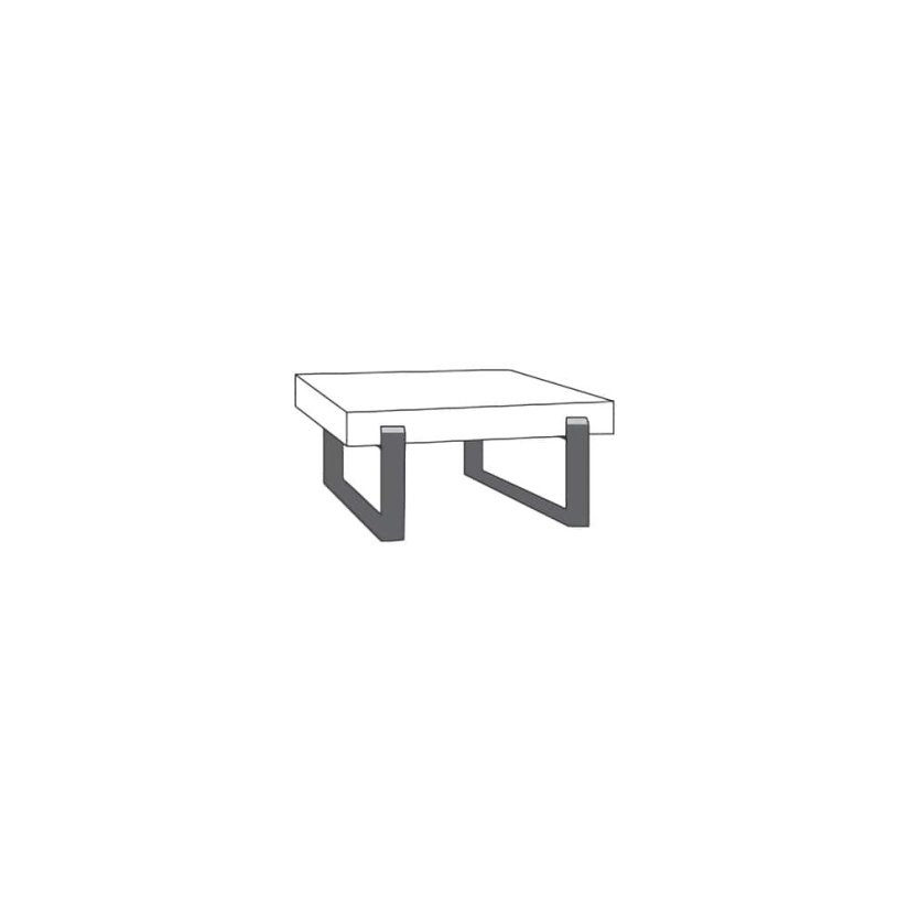 Alphen Hoektafel HT2-UM Oud Teakhout 100cm – A-meubel