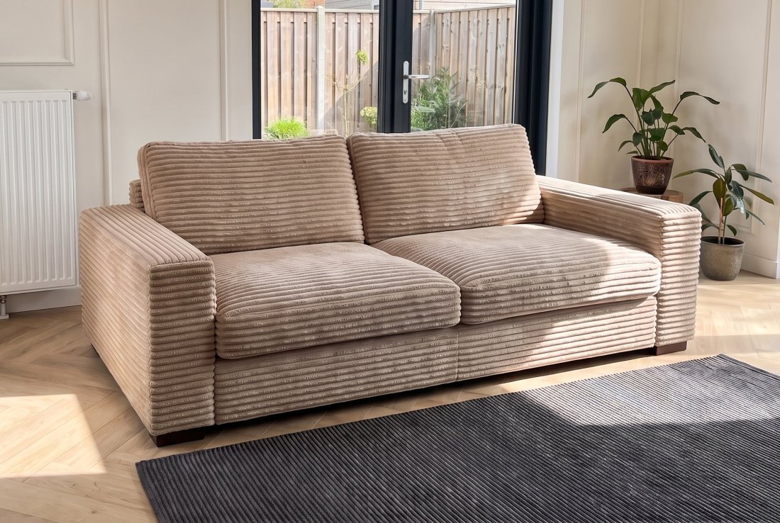 Hoorn 2 Zits (2 delig) – bruin fauteuil – A-meubel