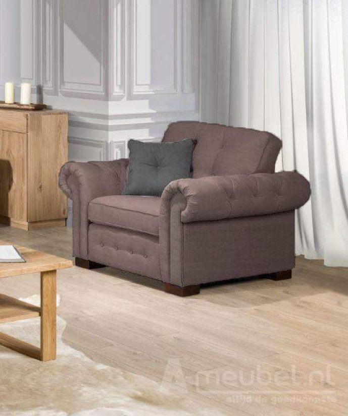 Groenveld Fauteuil – bruin fauteuil – A-meubel
