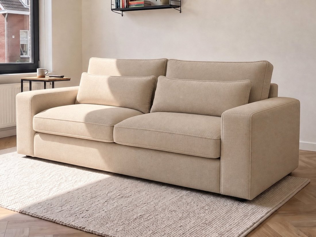 Ijsselstein 2-Zits in beige – kleurimpressie – A-meubel
