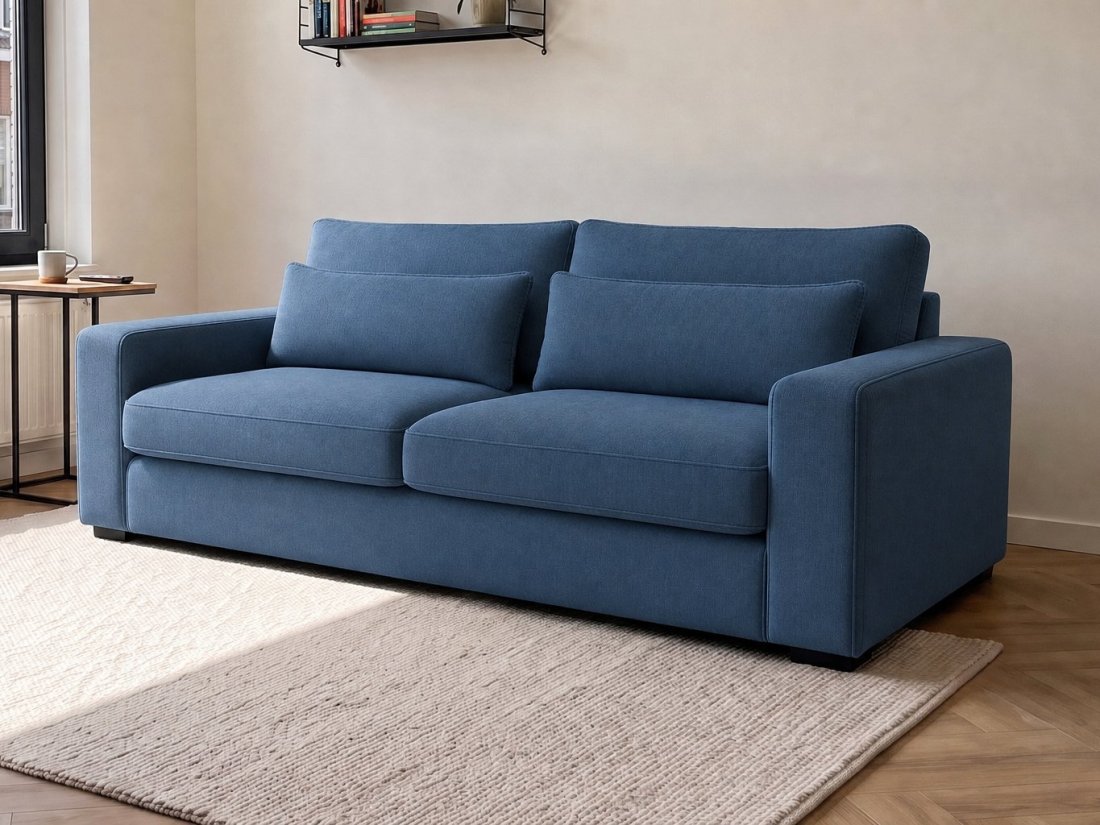 Ijsselstein 3-Zits in blauw – kleurimpressie – A-meubel