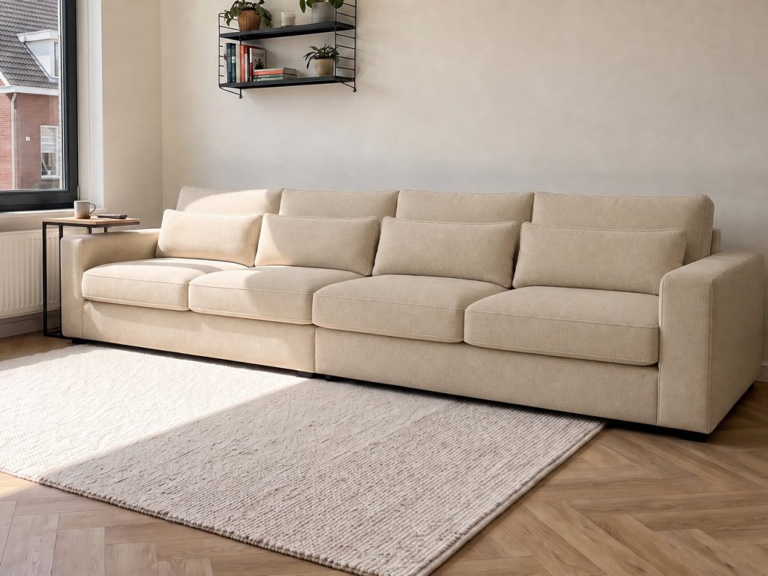 Ijsselstein 4-Zits in beige – kleurimpressie – A-meubel