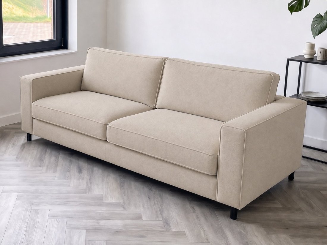 Ilpendam 2.5 Zits in beige – kleurimpressie – A-meubel