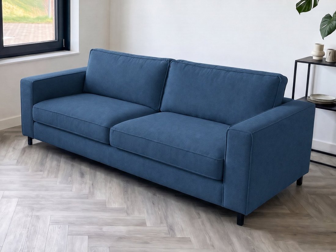Ilpendam 2.5 Zits in blauw – kleurimpressie – A-meubel