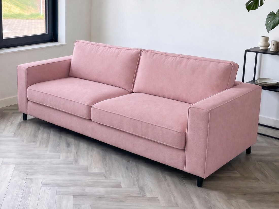Ilpendam 2.5 Zits in roze – kleurimpressie – A-meubel