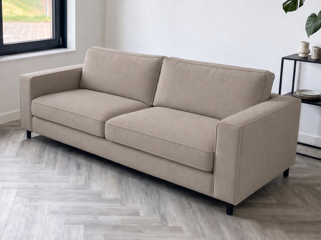 Ilpendam 2.5 Zits in taupe – kleurimpressie – A-meubel