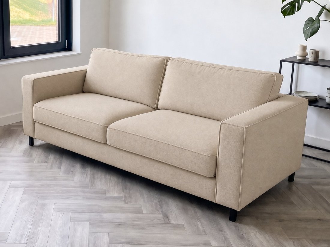 Ilpendam 2 Zits in beige – kleurimpressie – A-meubel