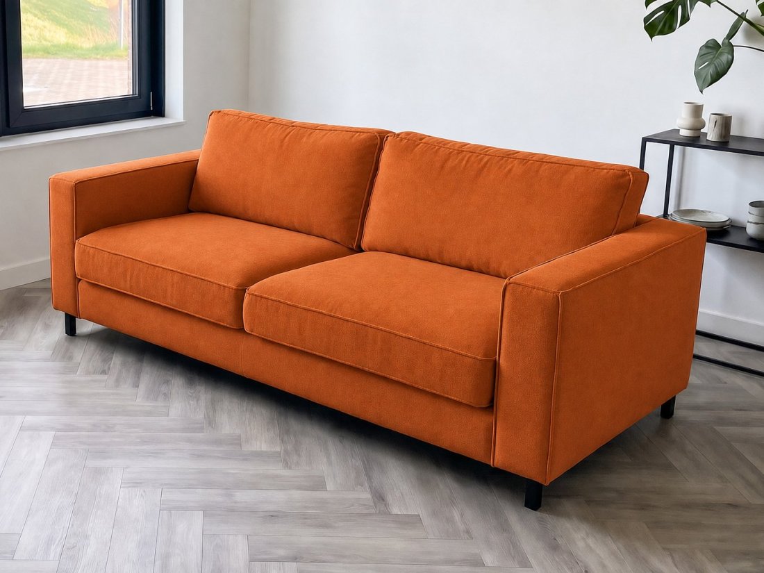 Ilpendam 2 Zits in oranje – kleurimpressie – A-meubel