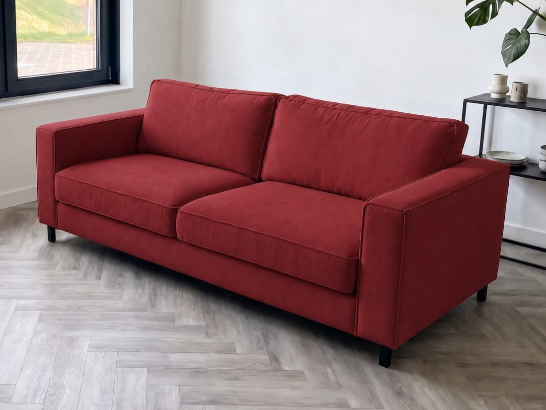 Ilpendam 2 Zits in rood – kleurimpressie – A-meubel