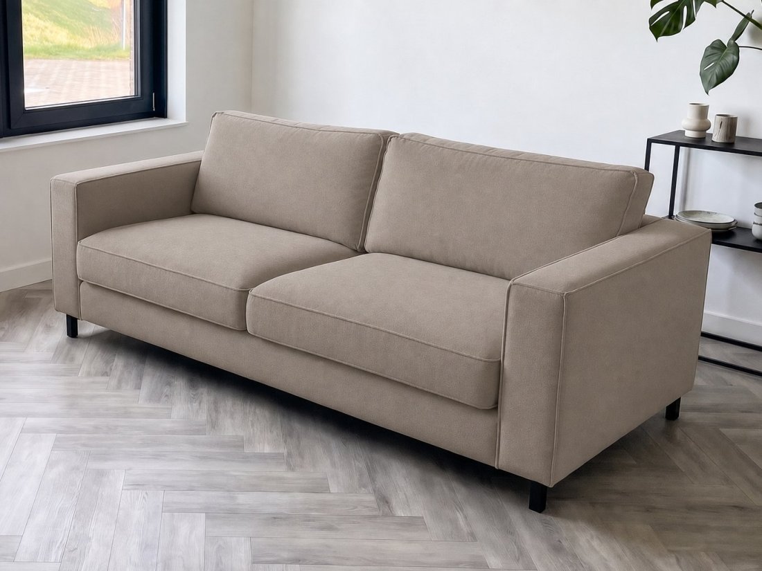 Ilpendam 2 Zits in taupe – kleurimpressie – A-meubel