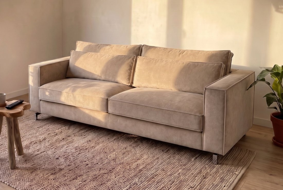 2-5 zits bank Indijk 2.5 Zits Bank in beige – A-meubel