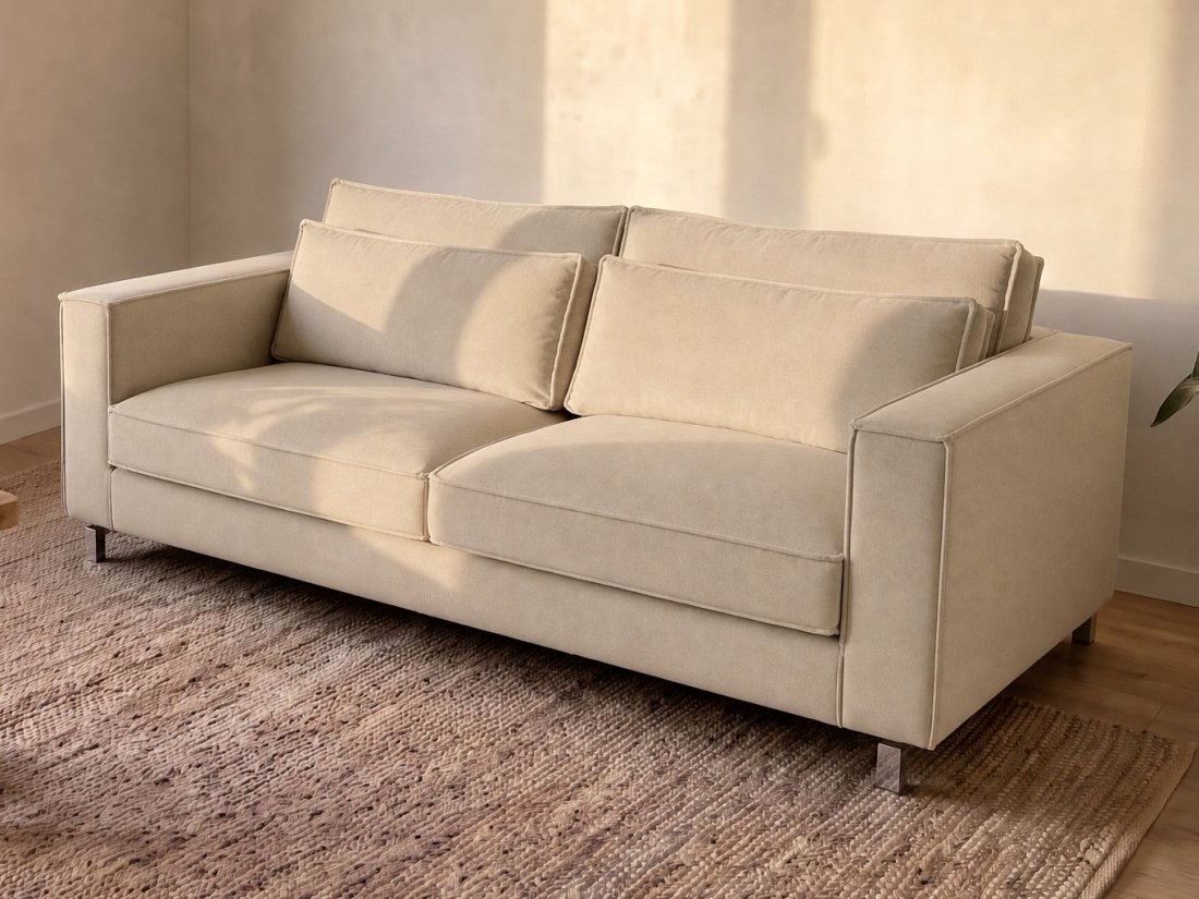 Indijk 2 Zits in beige – kleurimpressie – A-meubel